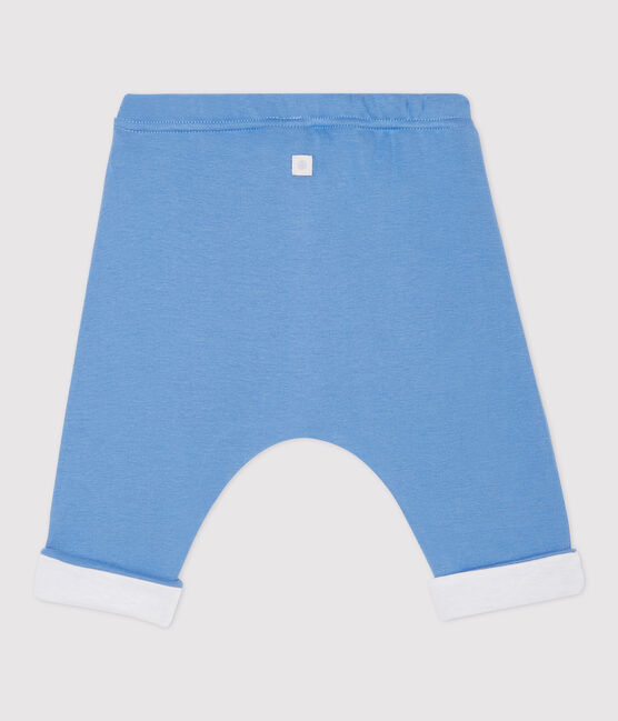 Pantalon bébé en coton biologique bleu ALASKA