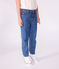 Pantalon enfant en denim bleu DENIM MOYEN