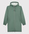 Ciré long et léger en matière recyclée Femme/Homme vert THUYA