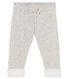 Pantalon bébé fille en maille velours