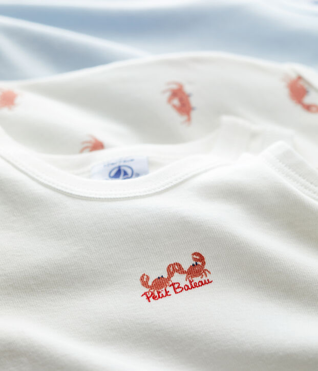 Lot de 3 bodies sans manches en coton multicouleur