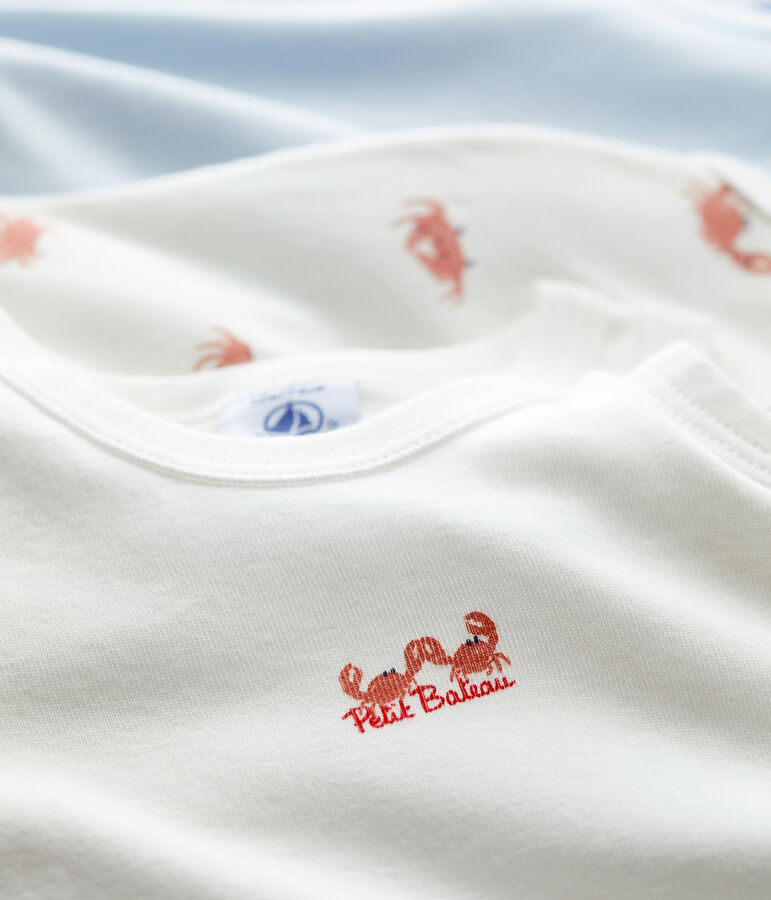 Lot de 3 bodies sans manches en coton multicouleur