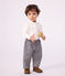 Body b&eacute;b&eacute; col polo en coton uni blanc