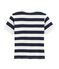 Tee-shirt enfant garcon bleu SMOKING/blanc MARSHMALLOW