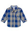 Chemise à carreaux bébé garçon bleu LIMOGES/blanc MULTICO