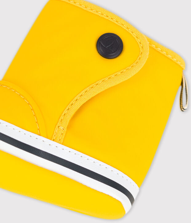 Chaussons bottes de pluie jaune