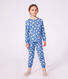 Pyjama enfant en molleton &agrave; c&oelig;urs