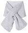 Echarpe bébé mixte doublée polaire gris SUBWAY/blanc MARSHMALLOW