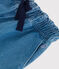 Pantalon large en denim léger enfant fille bleu DENIM CLAIR