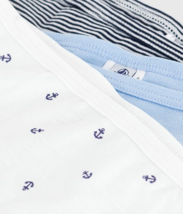 Lot de 3 culottes femme en coton multicouleur