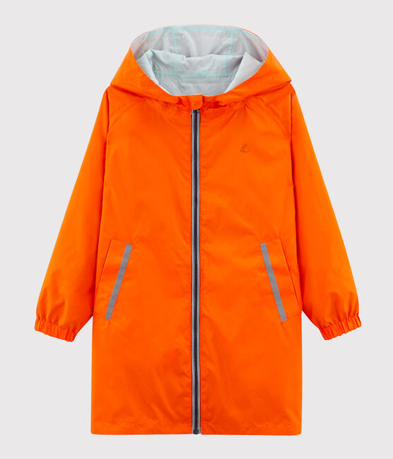 Coupe-vent réversible enfant mixte orange CAROTTE/bleu FONTAINE