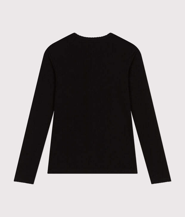 TEE-SHIRT L'ICONIQUE COCOTTE EN COTON FEMME noir