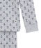 Pyjama petit garçon gris POUSSIERE/bleu MEDIEVAL