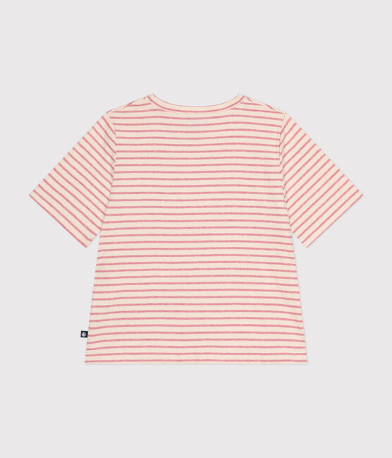 Tee-shirt le Boxy en tubique femme rose AVALANCHE/ ROSELINE