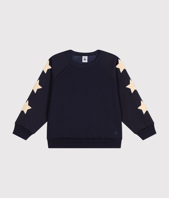 Sweatshirt en molleton chaud enfant garçon bleu SMOKING