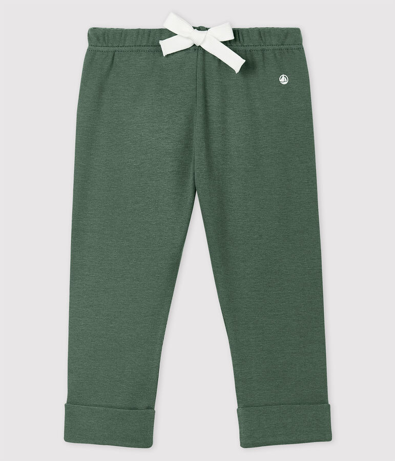 Pantalon en coton b&eacute;b&eacute; fille/b&eacute;b&eacute; gar&ccedil;on vert VALLEE