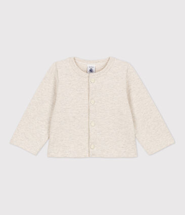 PETIT BATEAU - Cardigan bébé uni en jersey épais