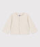 Cardigan bébé uni en jersey épais beige MONTELIMAR CHINE