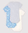 Lot de 3 bodies manches courtes pastel bébé variante 1