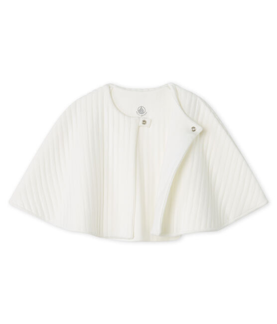 Cape bébé en tubique matelassé blanc MARSHMALLOW