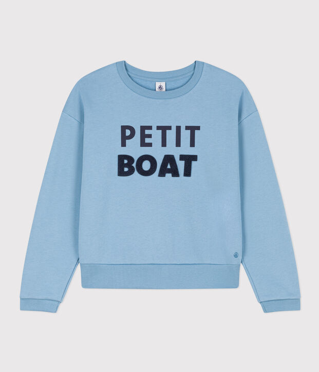 Sweatshirt en molleton Femme bleu