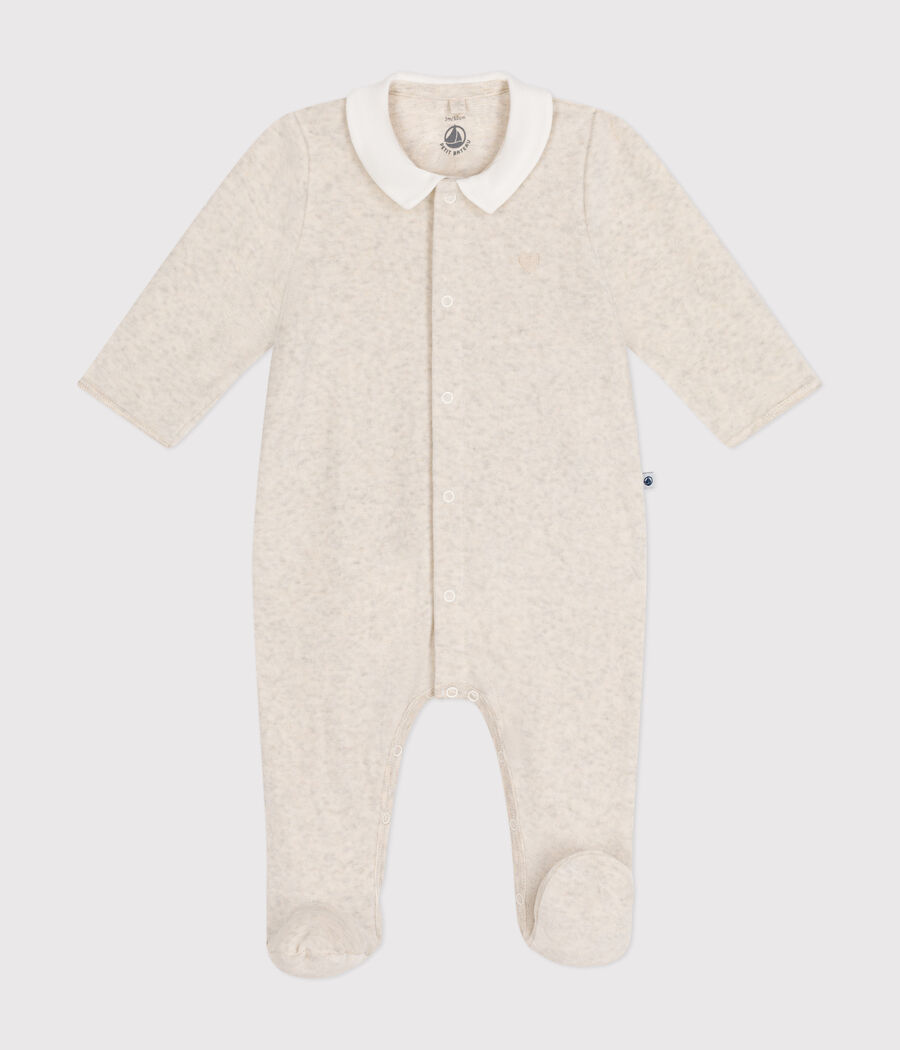 Pyjama en velours bébé (Petit Bateau) - Couverture