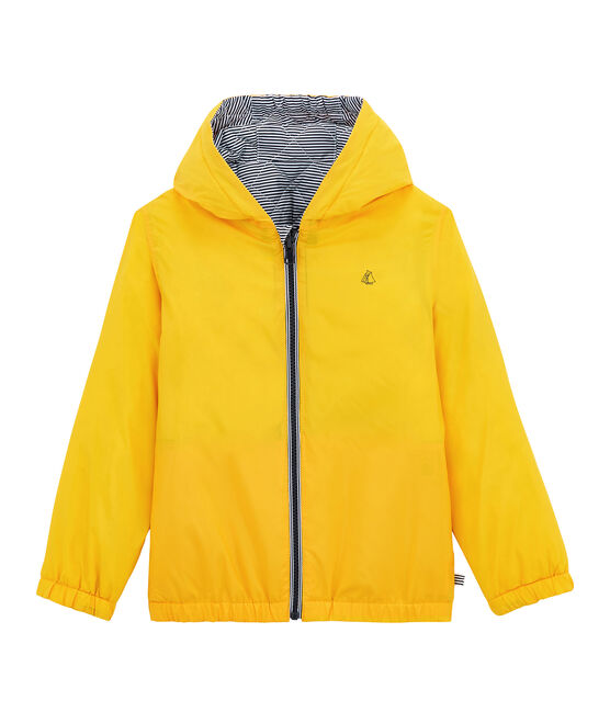 Coupe-vent chaud reversible enfant jaune JAUNE