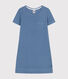 Chemise de nuit unie en coton ajouré enfant