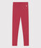 Legging en jersey élasthanne enfant fille rose PAPI