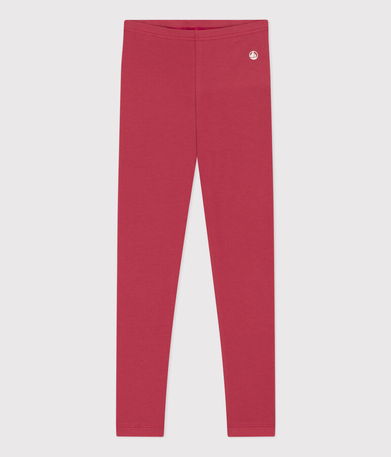Legging en jersey &eacute;lasthanne enfant fille rose