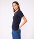 Tee-shirt l'Iconique manches courtes en côte unie femme