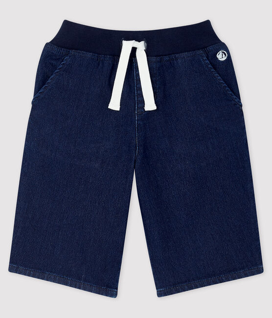 Bermuda enfant garçon bleu DENIM BLEU FONCE