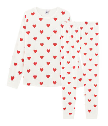 Pyjama Cœur Fille Garcon En Cote Petit Bateau