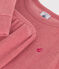 Pyjama uni en bouclette éponge grattée enfant rose ROSEWOOD