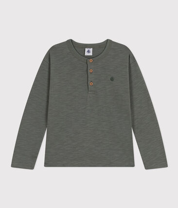 Tee-shirt manches longues en coton enfant garçon