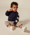 Sweatshirt en molleton bébé bleu SMOKING