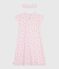 Chemise de nuit d&eacute;guisement et diad&egrave;me enfant en coton rose BARELY/ MULTICO