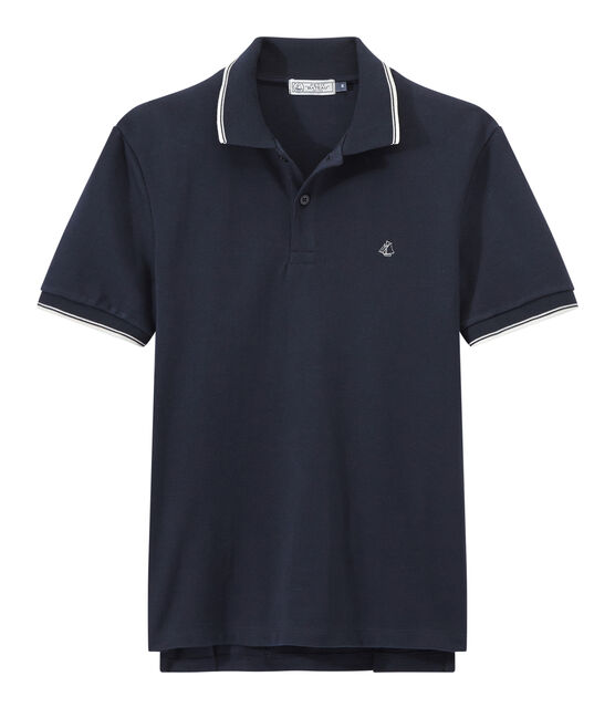 Polo homme bleu SMOKING