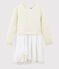 Robe manches longues enfant fille beige MONTELIMAR CHINE