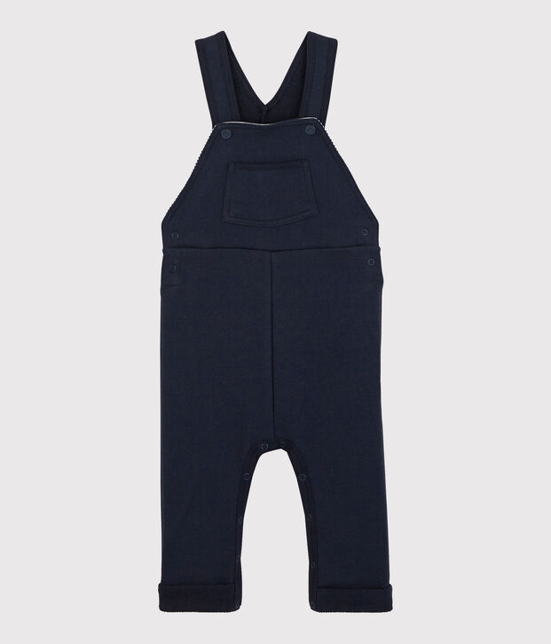 Salopette molleton b&eacute;b&eacute;. bleu