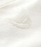 Cardigan en tricot jersey coton/lin bébé garçon blanc MARSHMALLOW