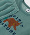 Pyjama en velours enfant bleu BRUT/blanc MULTICO