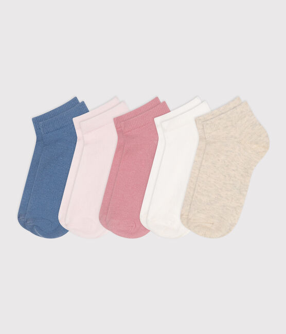 5 paires de chaussettes enfant en coton unies variante 2
