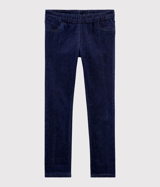 Pantalon denim enfant fille bleu DENIM BLEU FONCE
