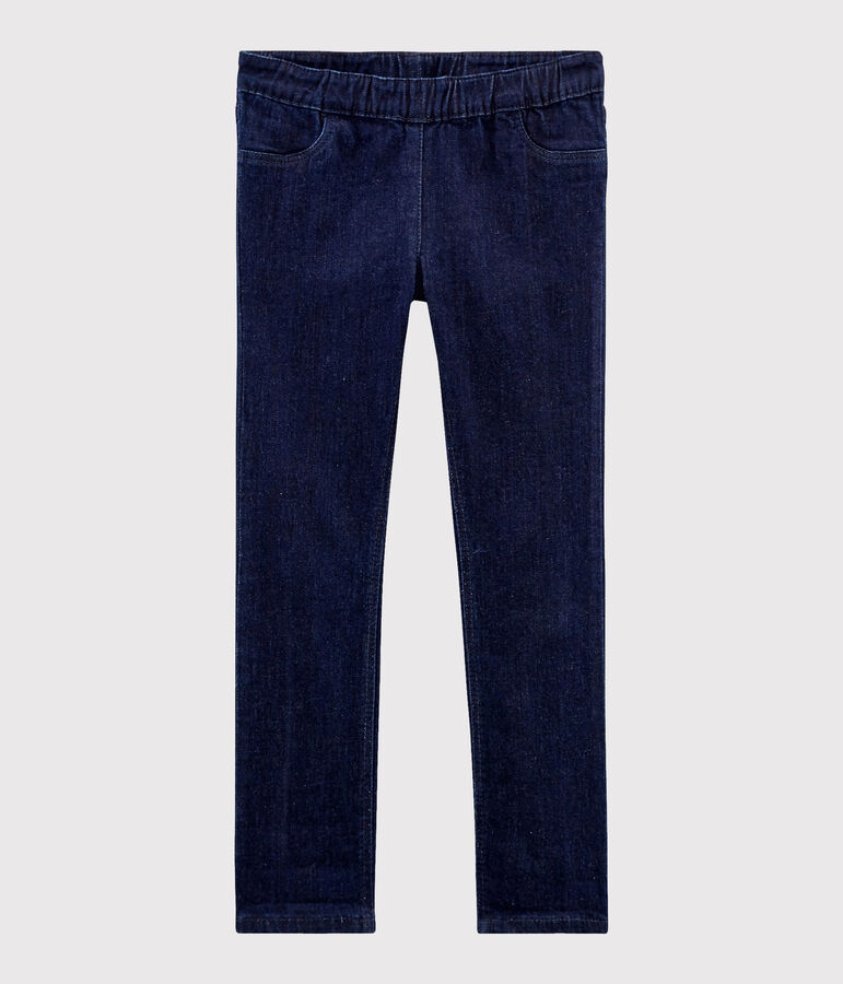 Pantalon denim enfant fille bleu