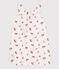 Chemise de nuit enfant en coton imprimé fruits blanc MARSHMALLOW/blanc MULTICO