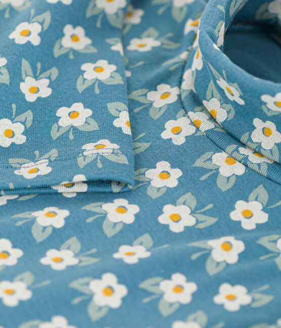 Sous-pull imprimé fleuri en coton enfant fille POLOCHON/ MULTICO