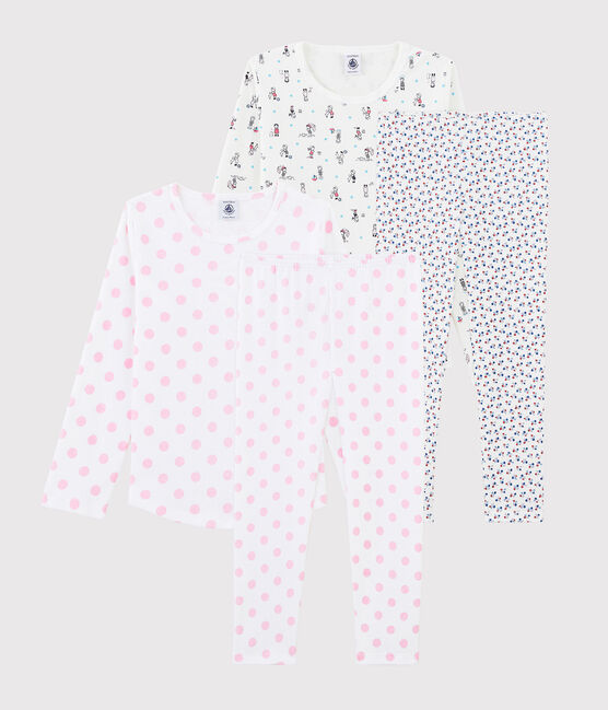 Lot de 2 pyjamas petite fille en coton variante 1