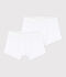 Lot de boxers enfant en coton uni multicouleur