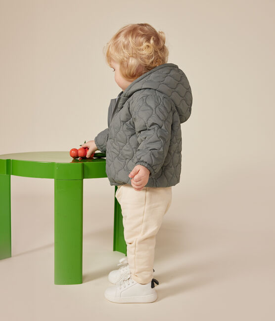 Doudoune fine bébé vert THUYA
